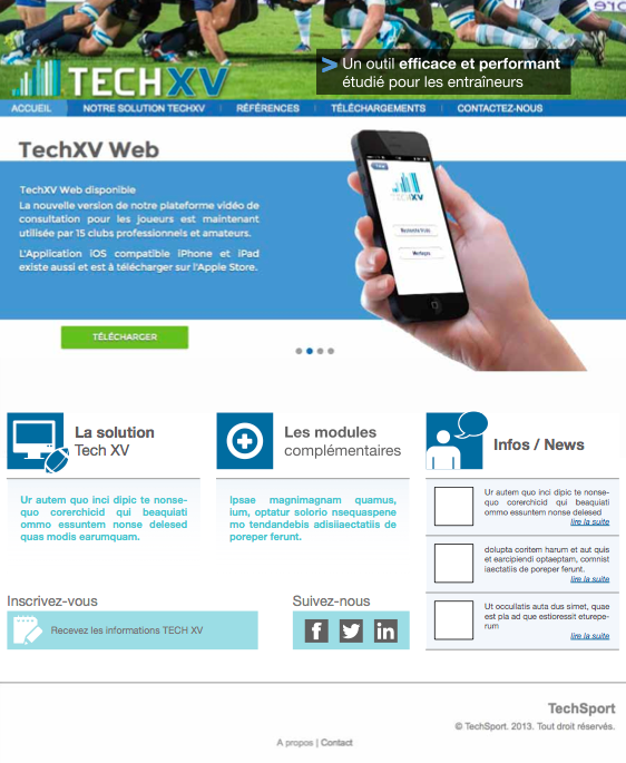site web techXV